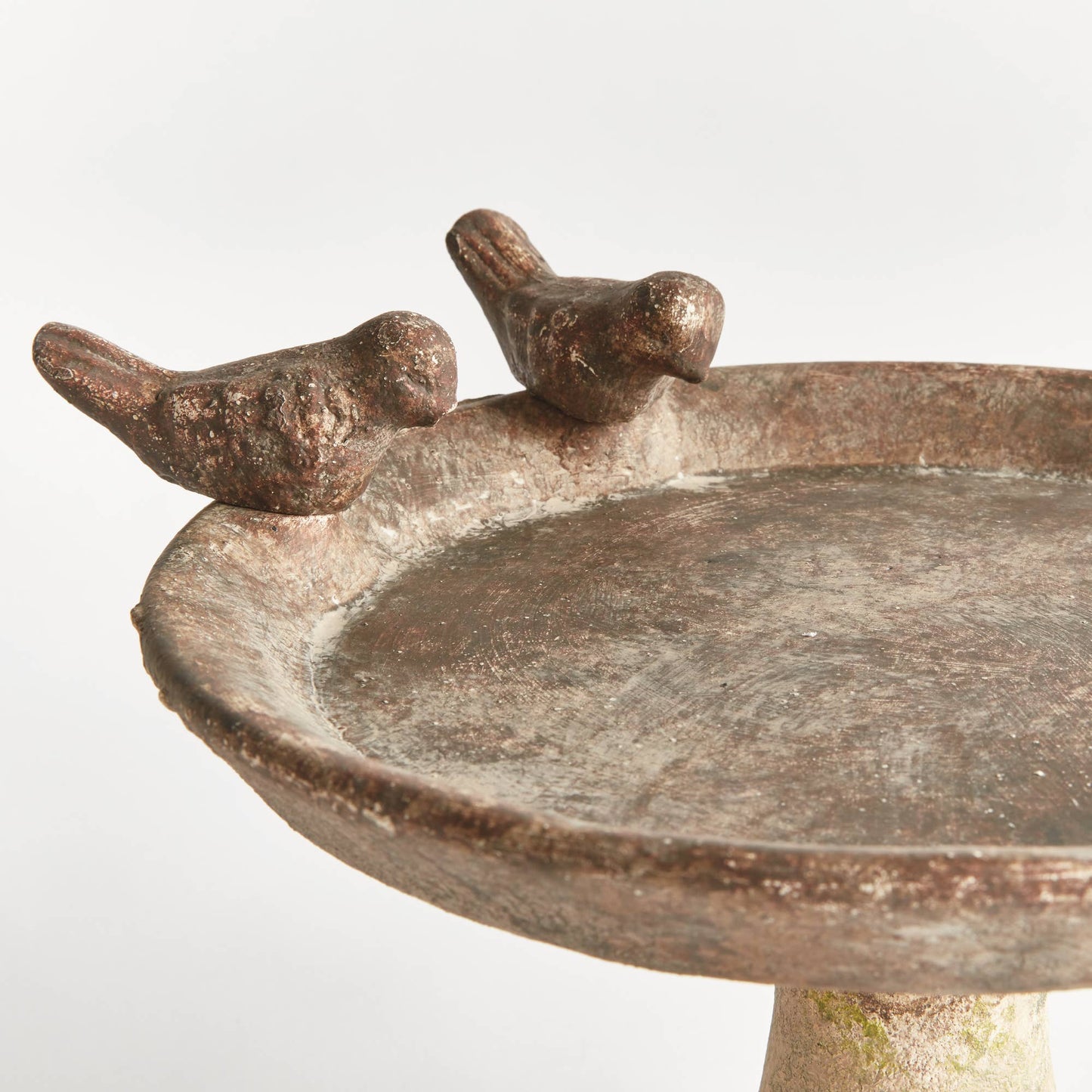 Weathered Garden Bird Bath