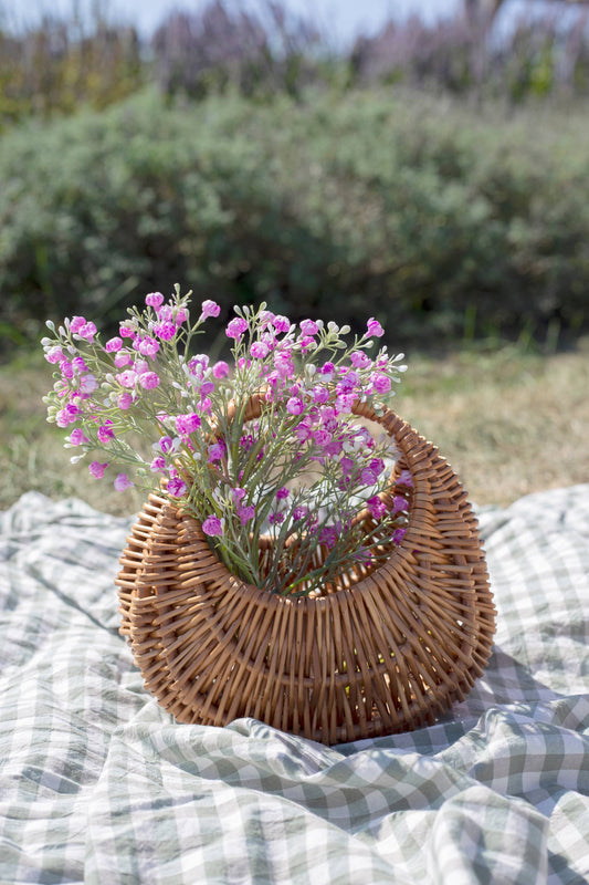 Small Oval Steamed Willow Basket