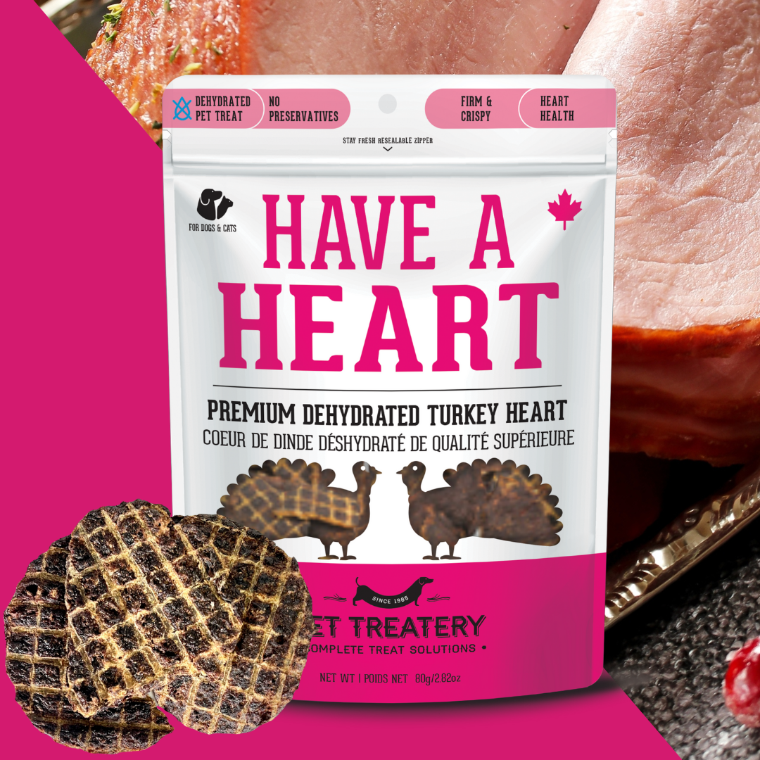 Turkey Heart - Premium Dehydrated Pet Treat  High Protein