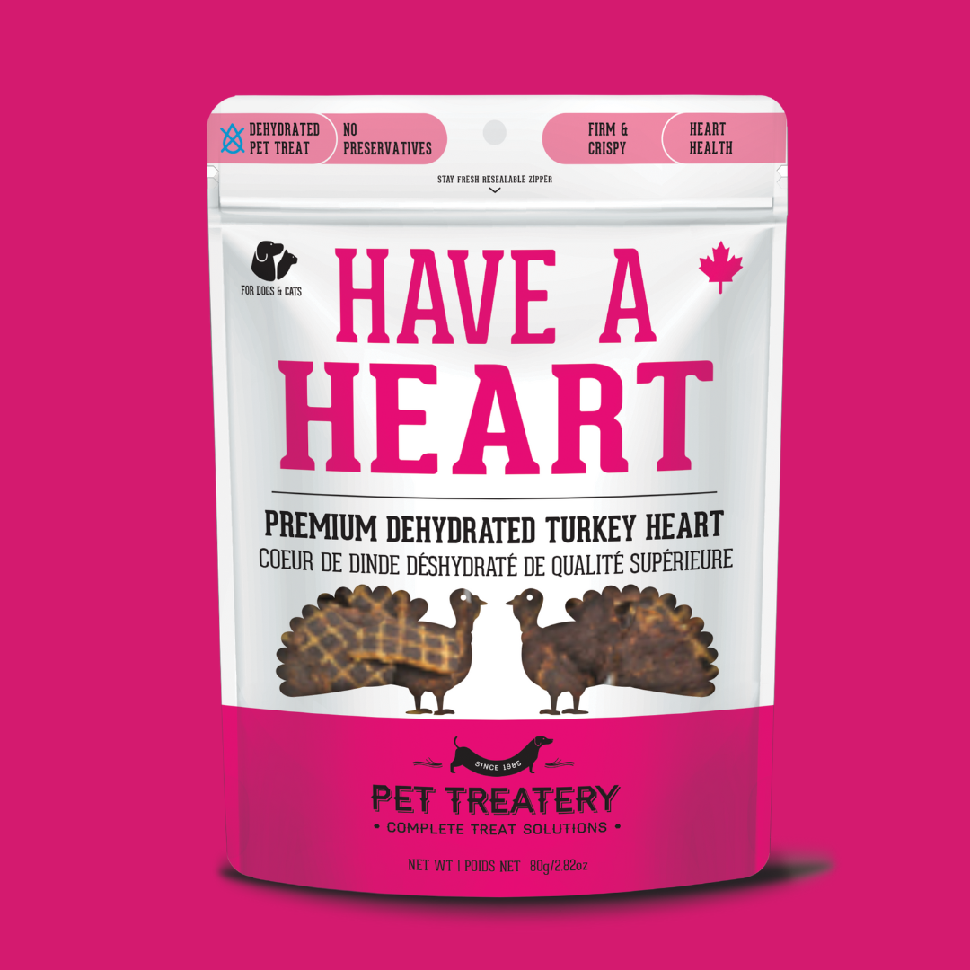 Turkey Heart - Premium Dehydrated Pet Treat  High Protein