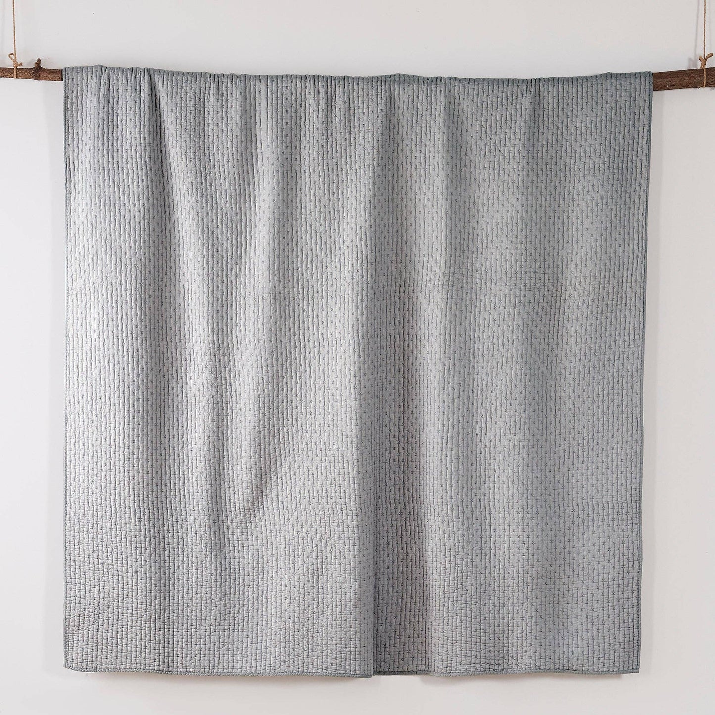 Cross Stitch Quilt Set: Taupe