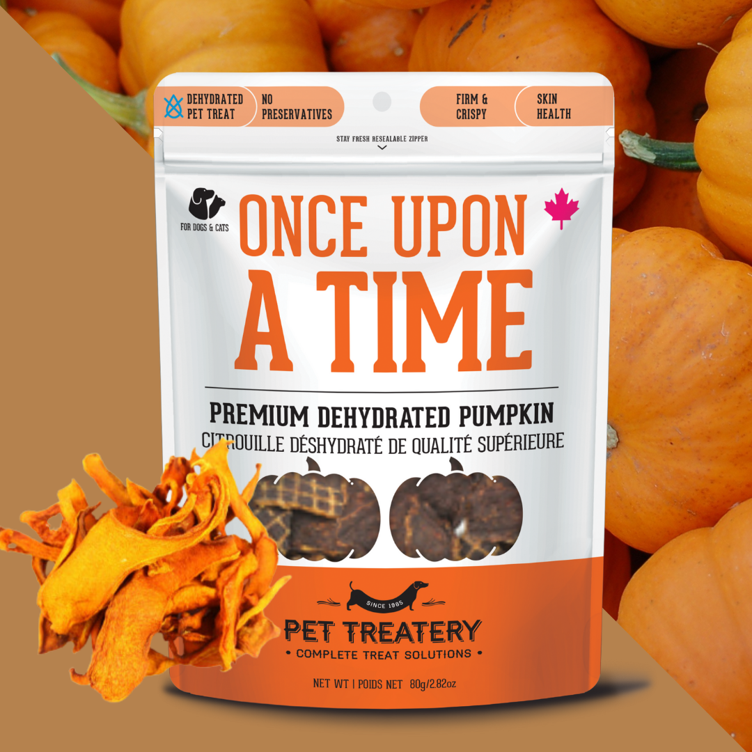 Pumpkin Dehydrated Pet Treat for Dogs & Cats Vegan 80g