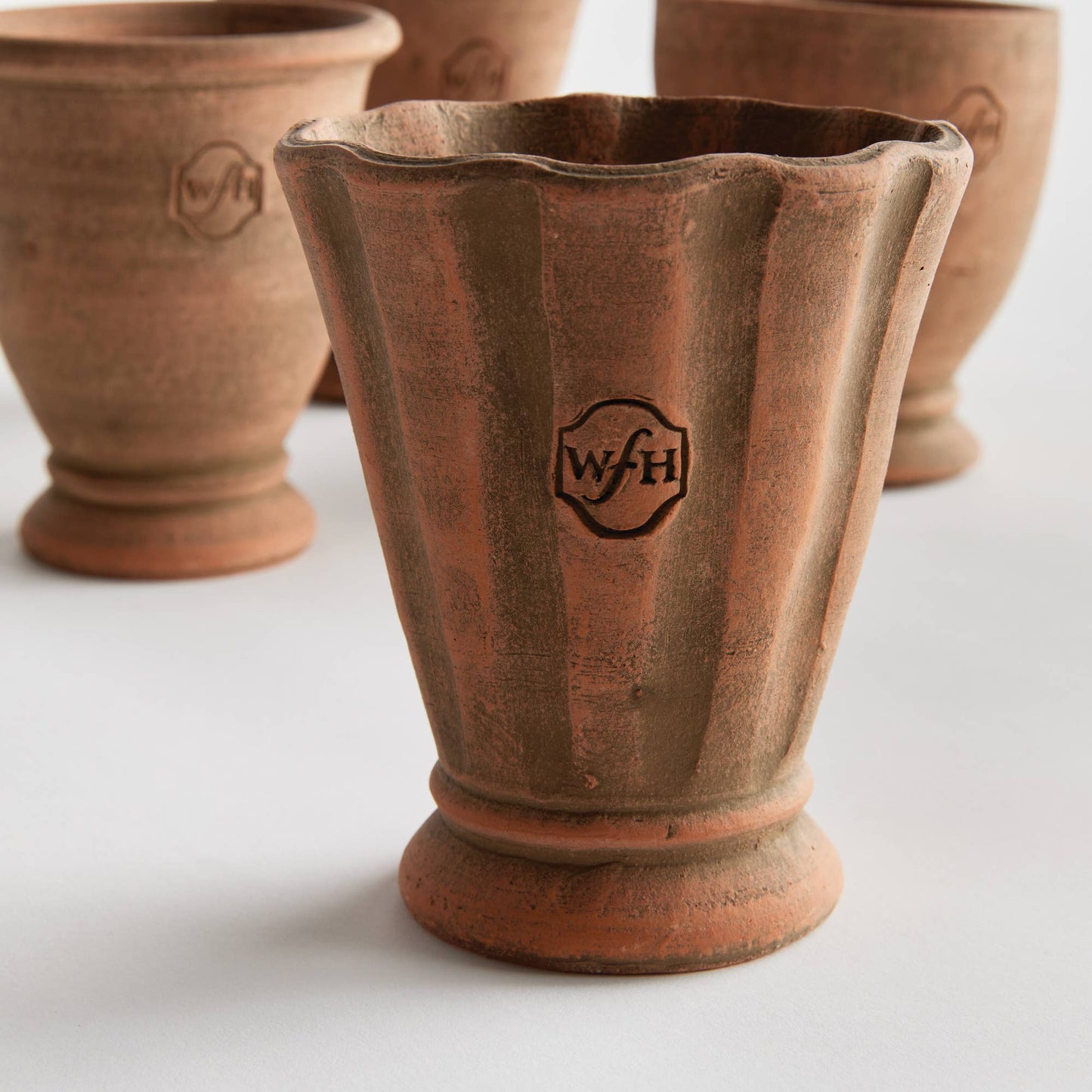 Wakefield Handmade Midi Pots, Set Of 4 - Tan