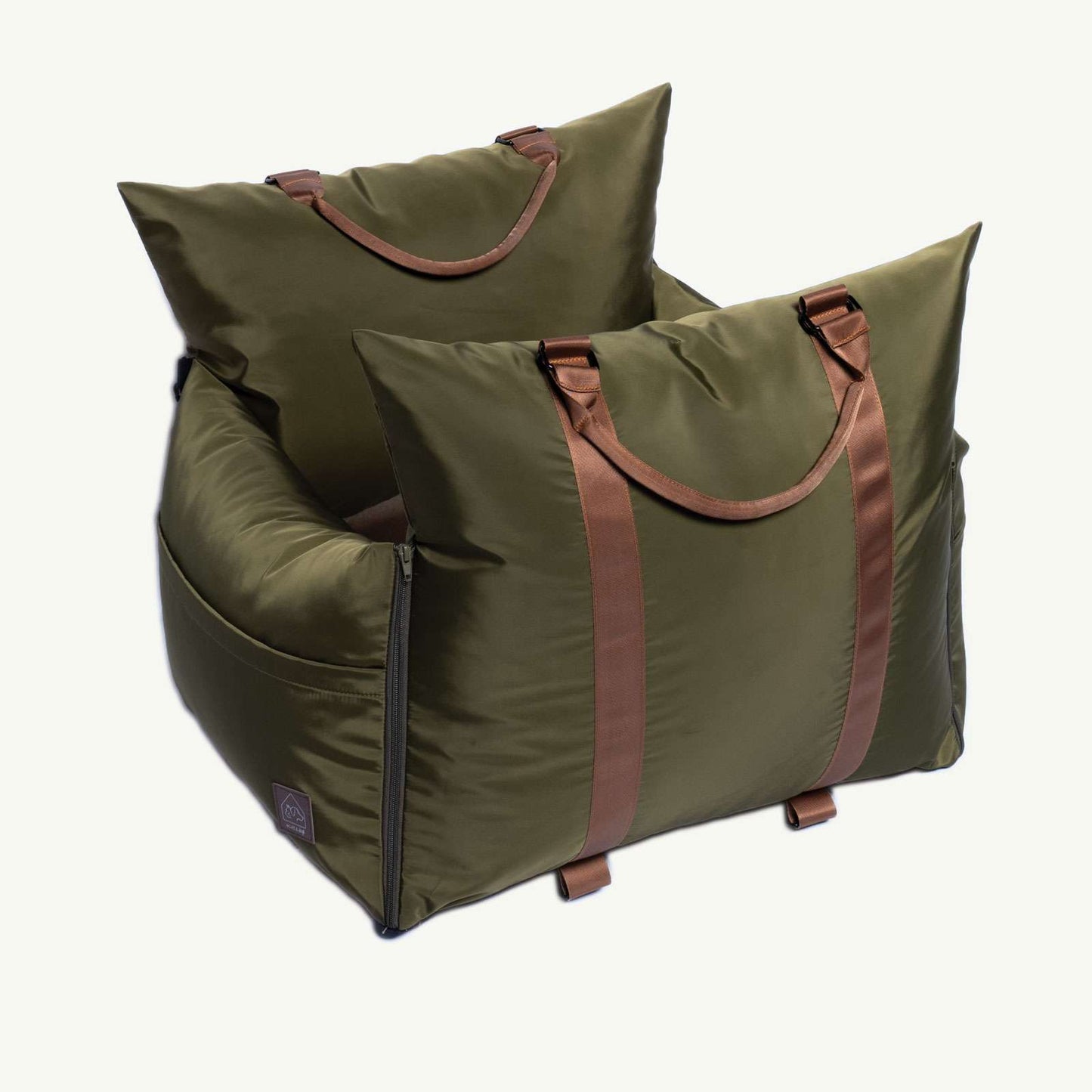 Marco travel pet bed: Army / Single seater : 18.5" x 21"