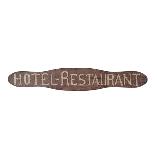 Vintage Hotel Restaurant Sign